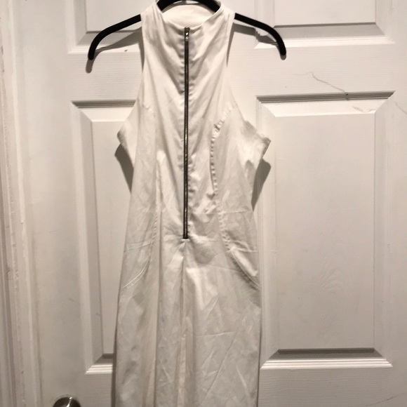 Dresses & Skirts - White zippered dress